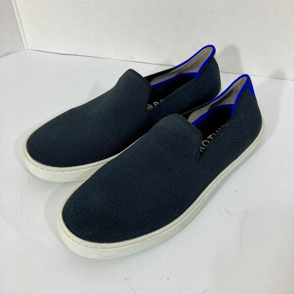 Rothy's Original Slip On Sneaker, womens black Size 7 washable comfort shoe - Picture 1 of 14
